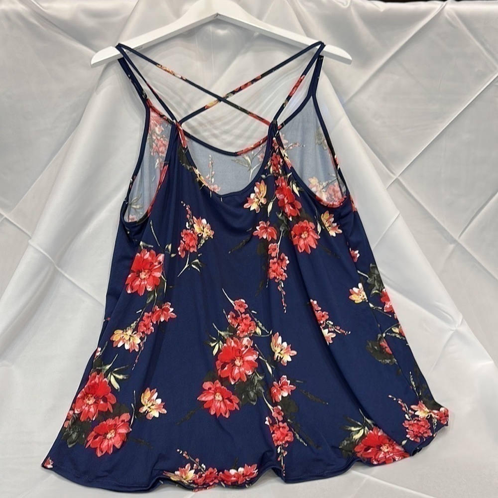 🥳🎉🤩Host Pick!! 🤩🤩🤩NWT Papermoon Basama back detail knit top Navy size 3X